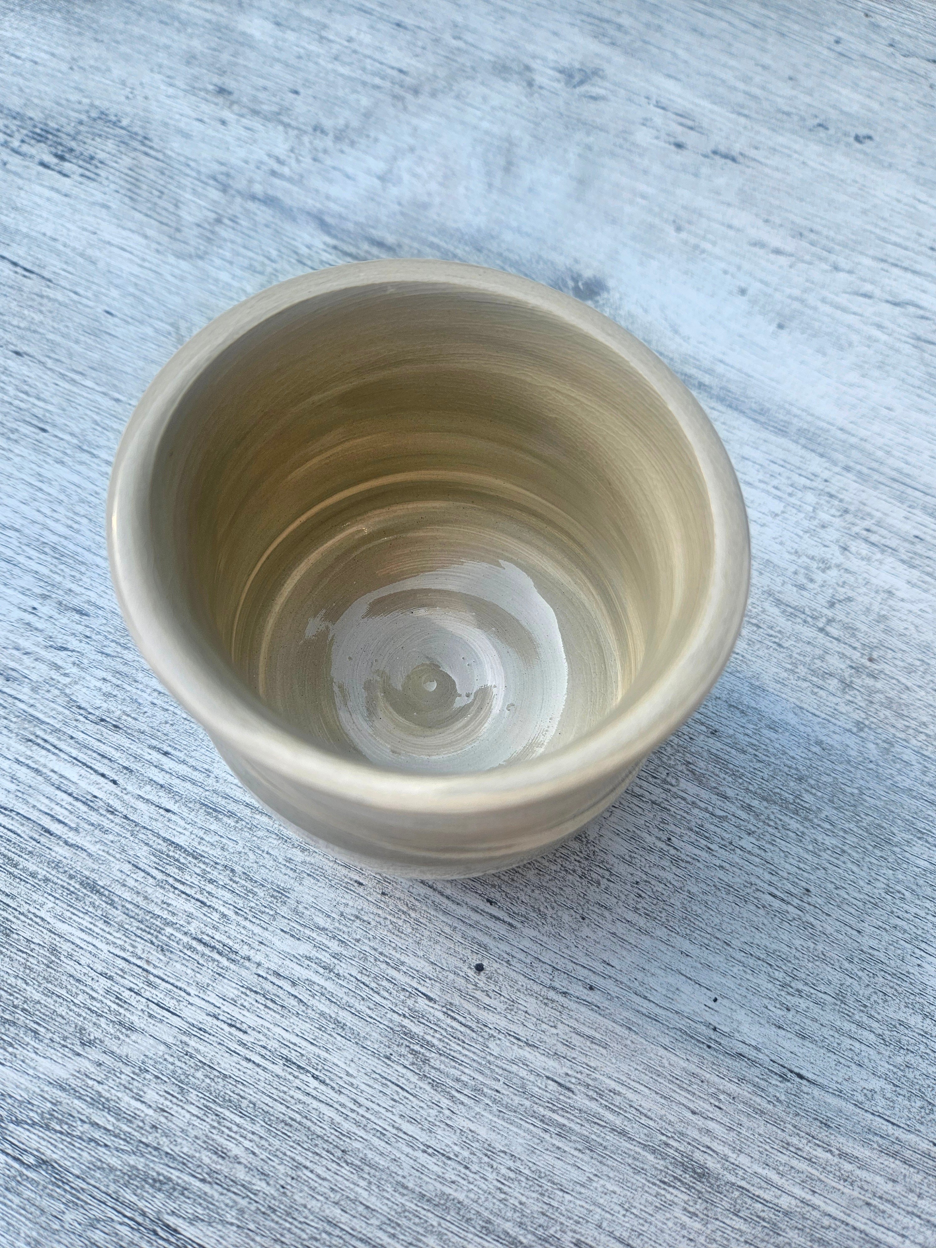 Sage & White Marbled Mini Vase