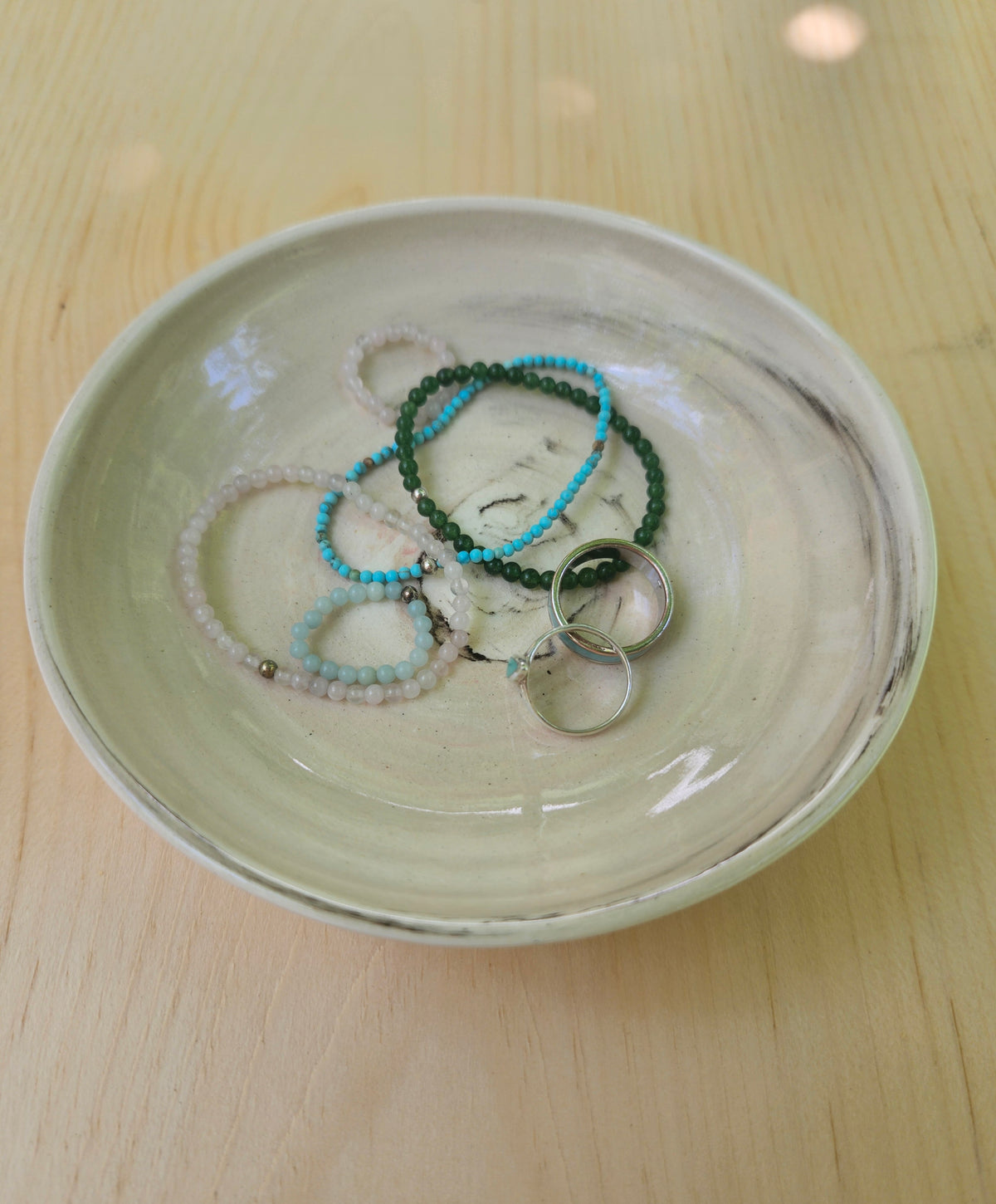 Marbled Clay Catchall Bowl