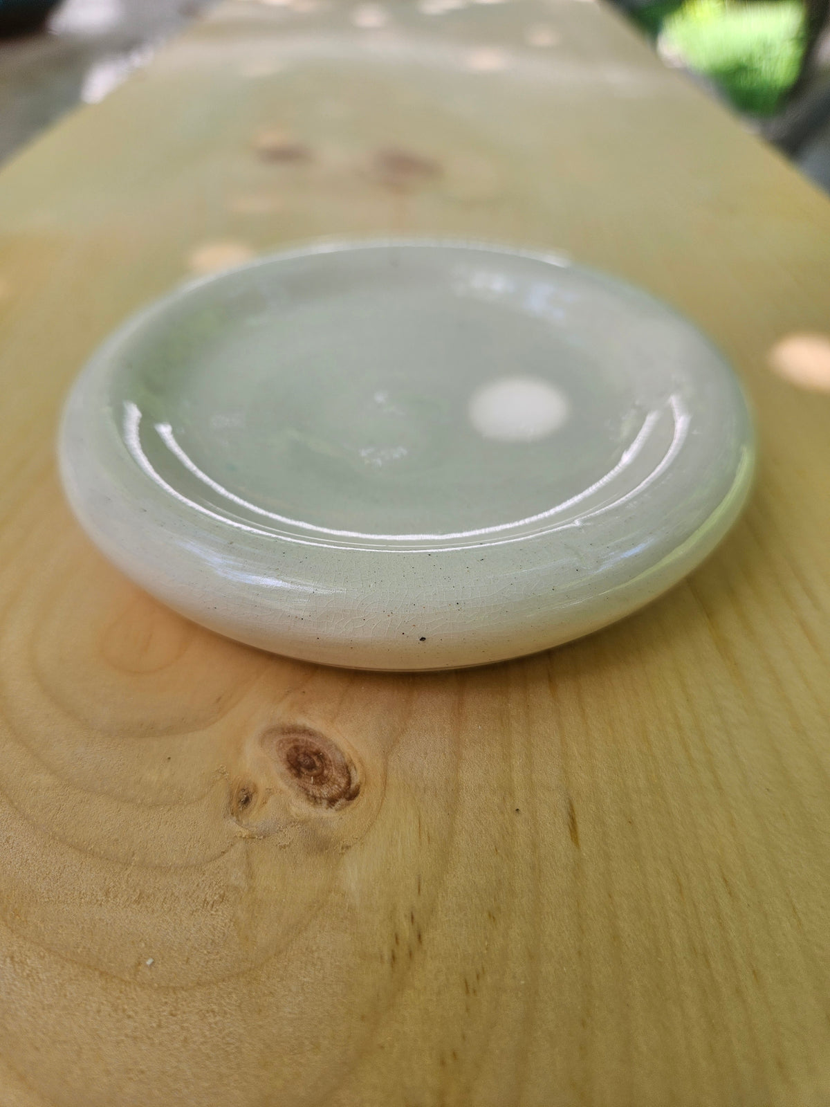 White Ring Dish