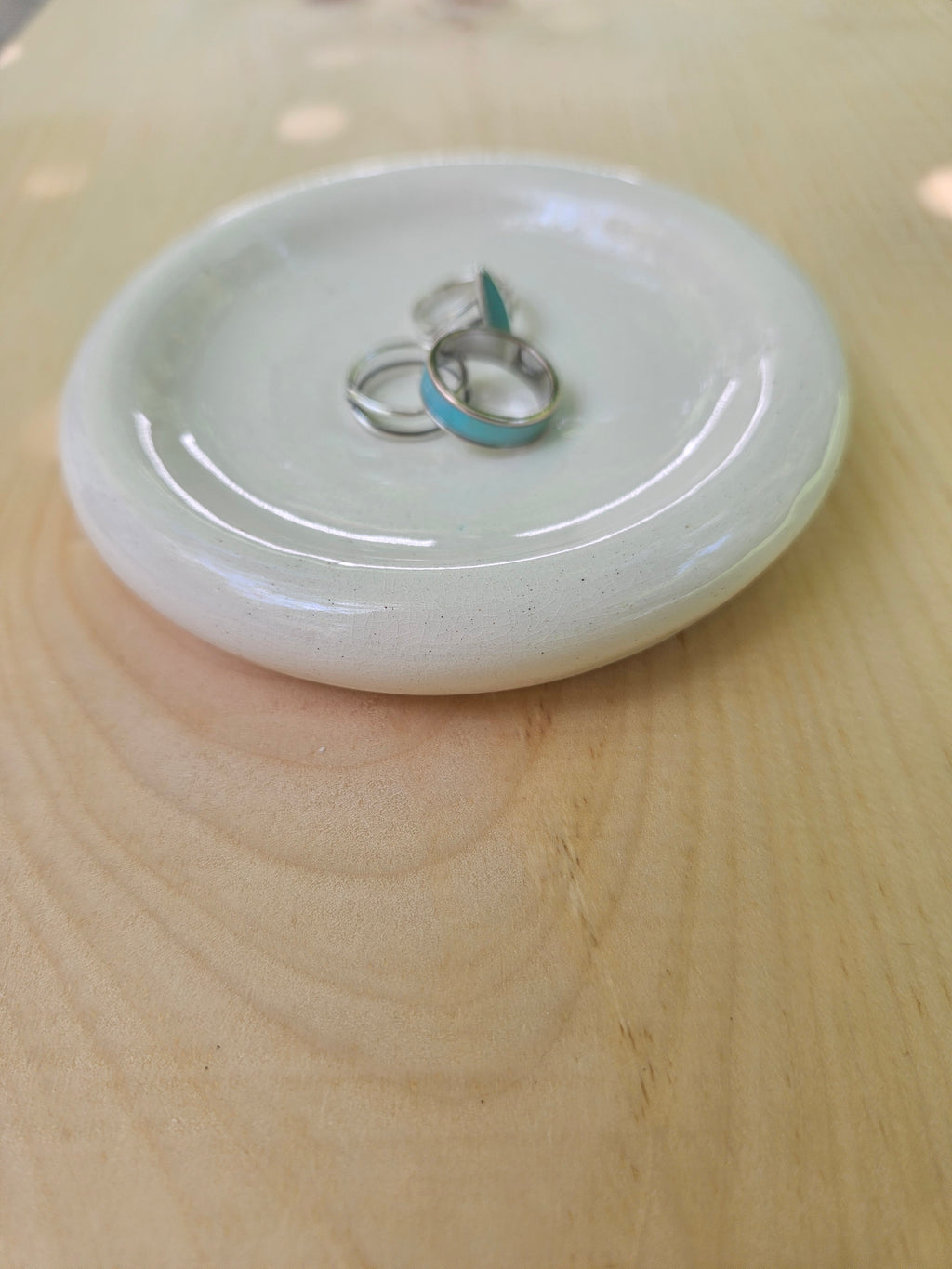 White Ring Dish