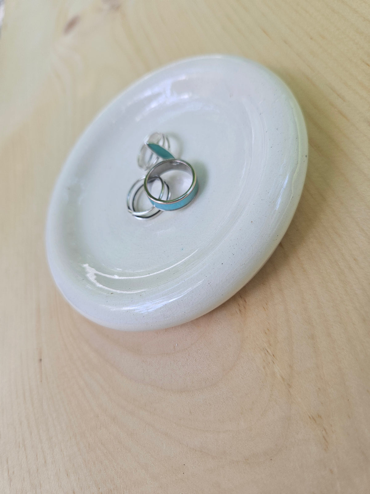 White Ring Dish