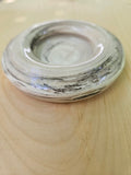 Charcoal Marbled Clay Ring Dish