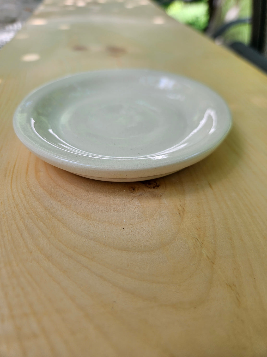 White Ceramic Ring Dish