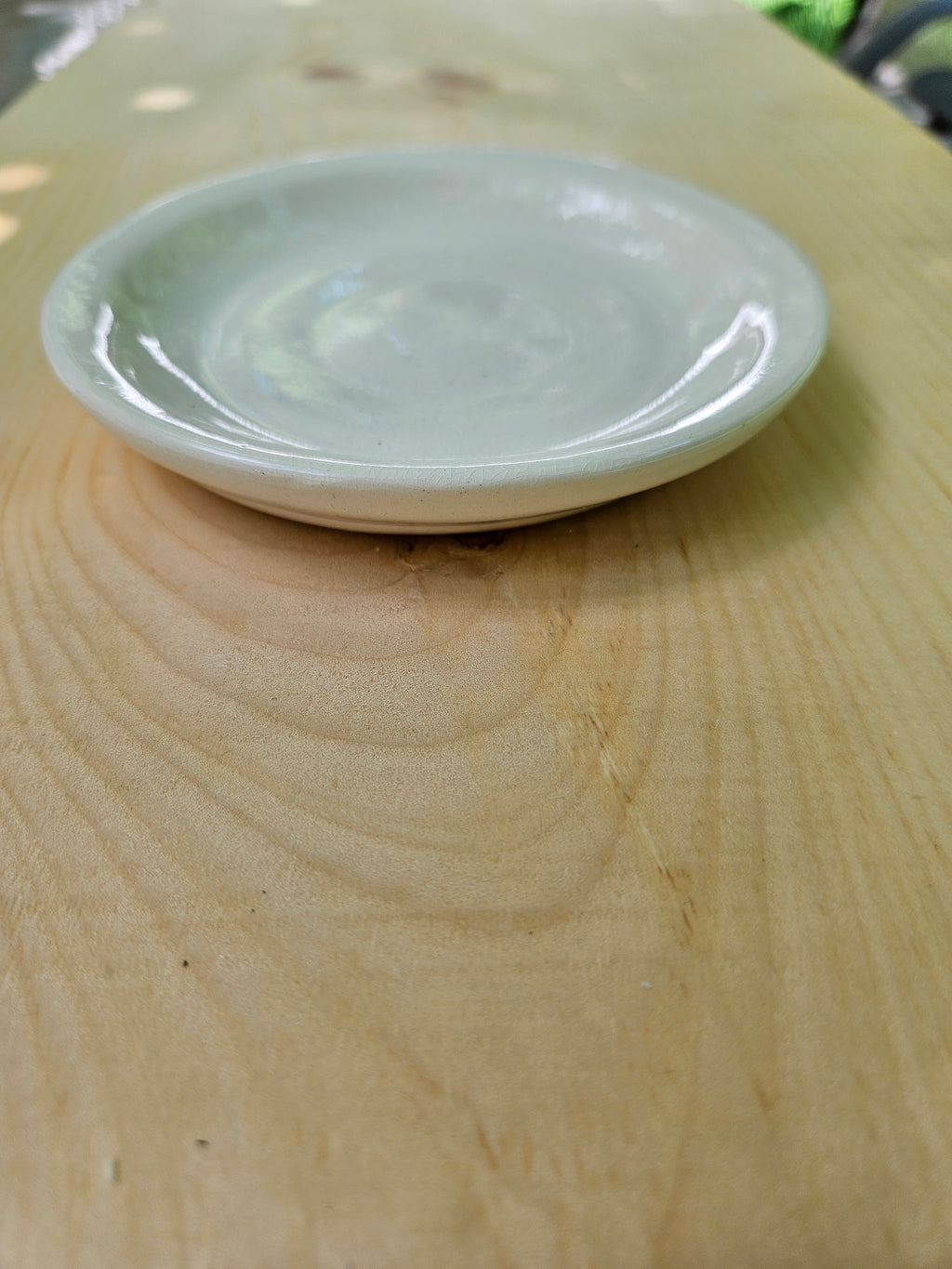 White Ceramic Ring Dish