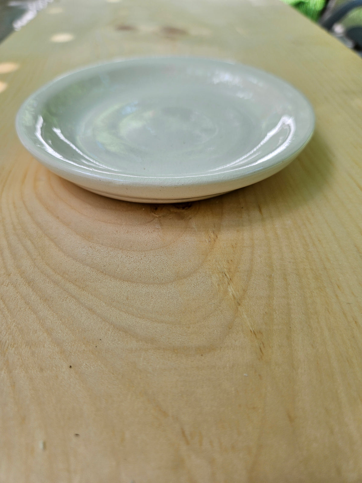 White Ceramic Ring Dish