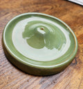 Handmade Ceramic Incense Burner — Sage Green