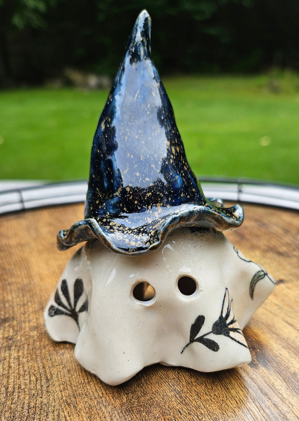 Botanical Tea Light Ghost – Witch Hat